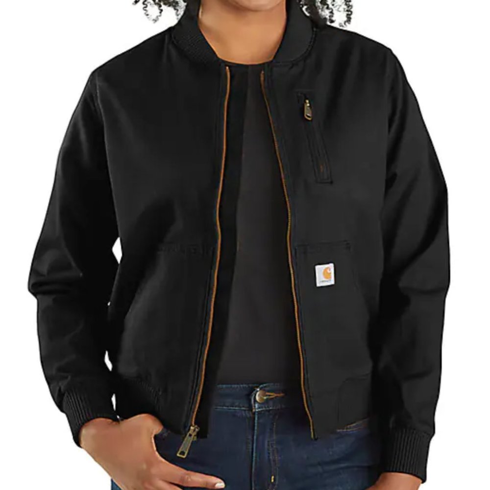 Carhartt Relaxed Fit Canvas Jacket - Black